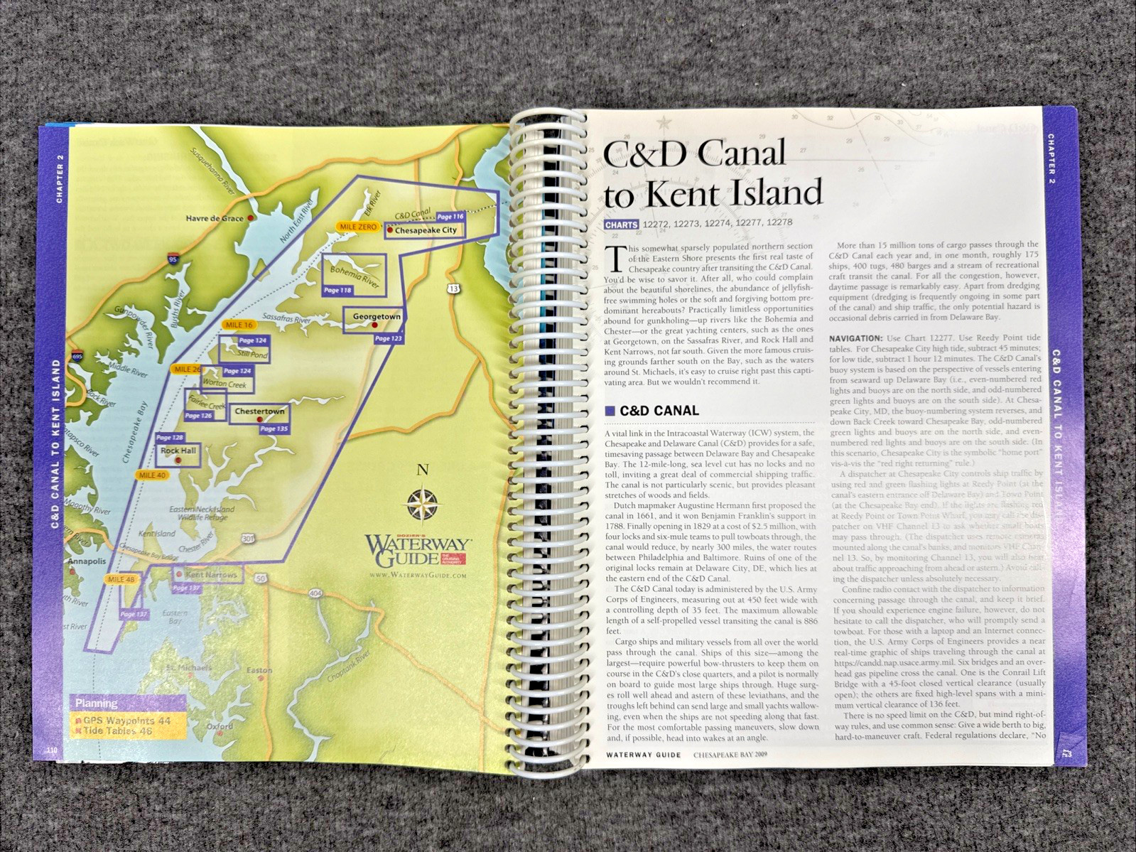Waterway Guide Chesapeake Bay & Delaware Bay 2009 (Cape May NJ – Norfolk VA)