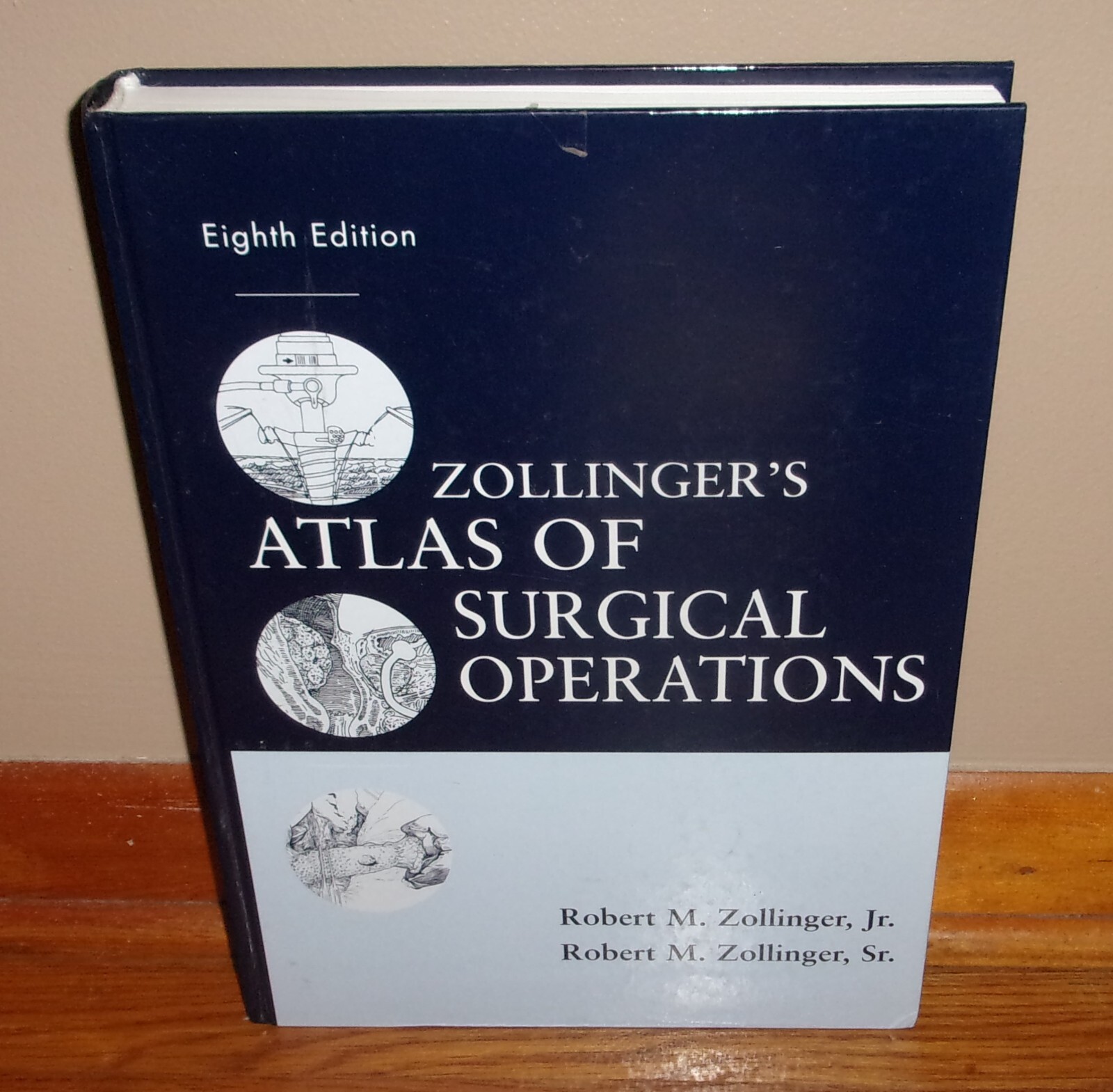 ZOLLINGER’S ATLAS OF SURGICAL OPERATIONS-Eighth Edition-SUPERB Oversized HC oop!