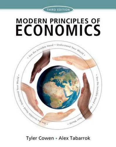 Modern Principles of Economics – Hardcover By Cowen, Tyler – GOOD