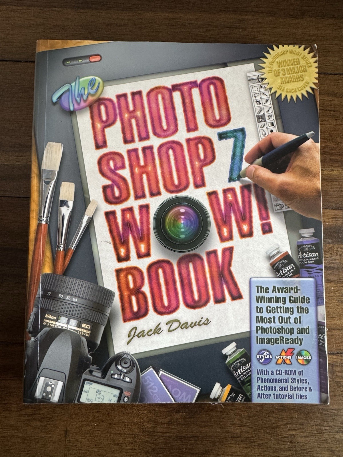 Photoshop 7 Wow! Book – paperback, Jack Davis, 0321123972, new