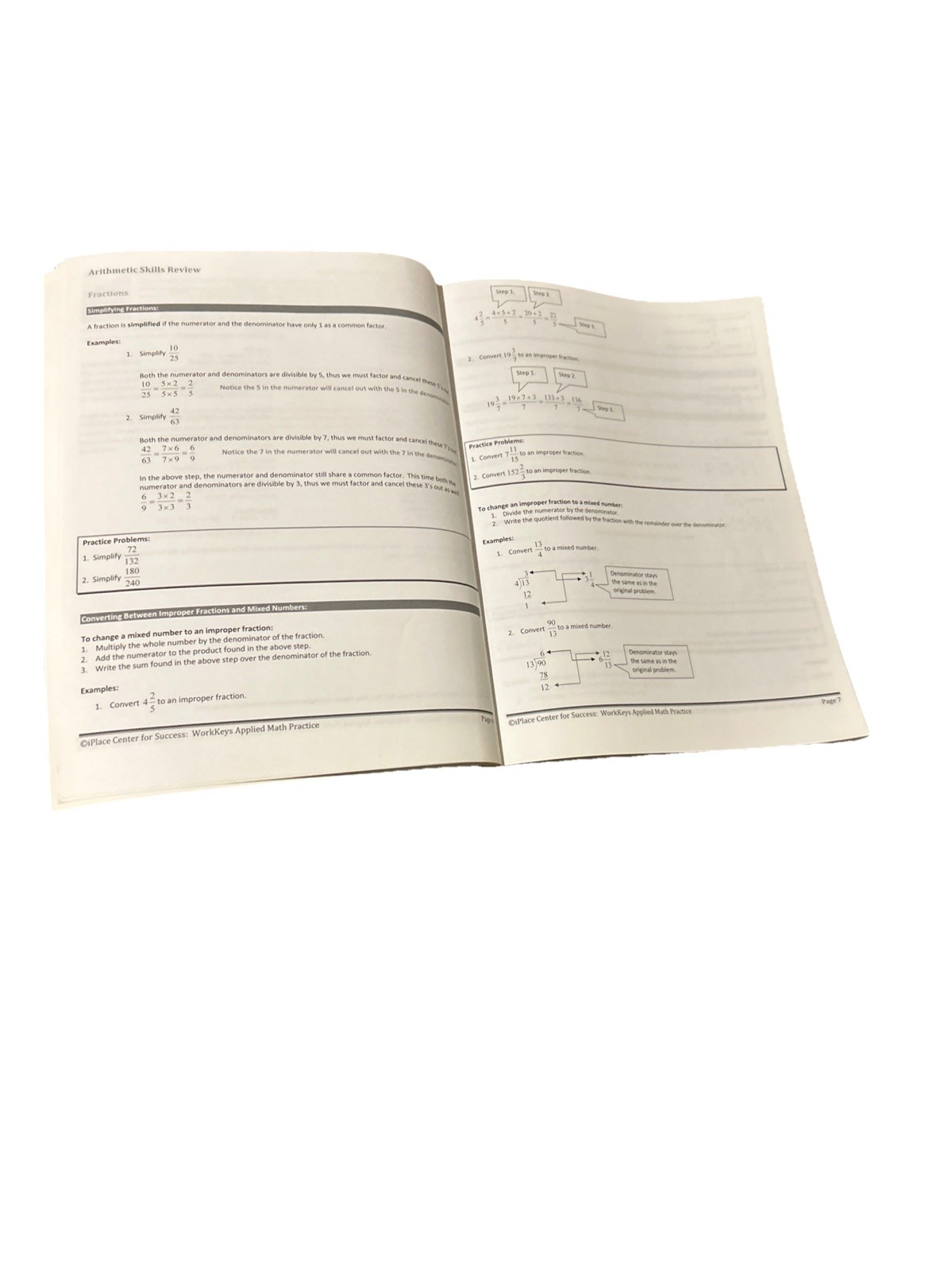 Workkeys Test [NCRC] Applied Math Practice Test Book: Study Guide for Preparatio
