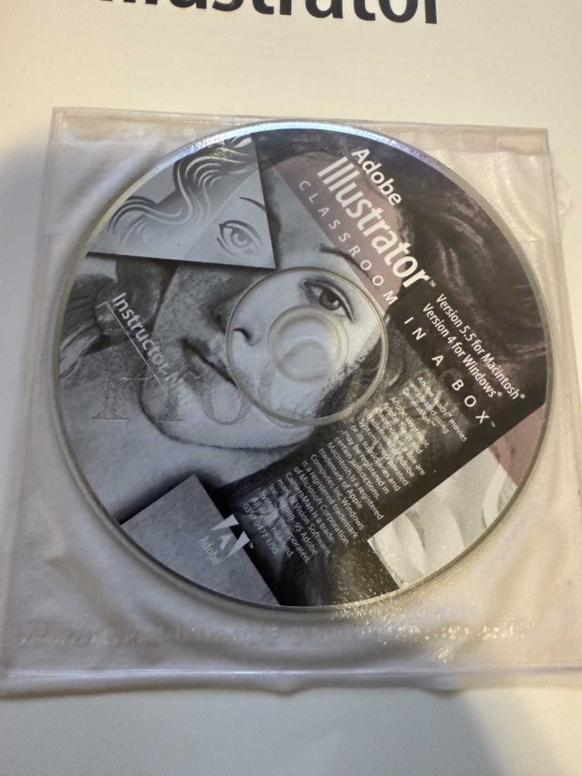 Adobe Illustrator for Windows w/ CDROM (Classroom in a Book) Version 4 WIN 1994