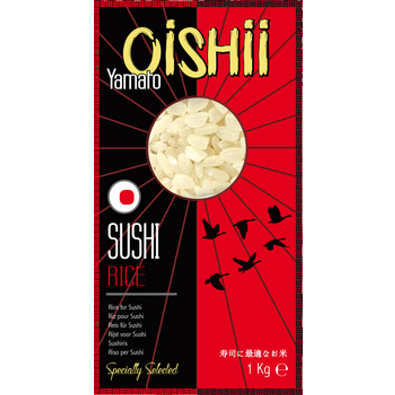 8030467000192 Ryż do sushi Oishii 1 kg Oishii Yamato KK Polska sp. z o.o.