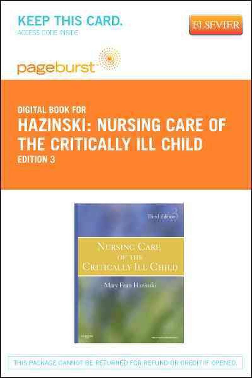 Nursing Care of the Critically Ill Child – Pageburst E-Book on Vitalsource (Reta