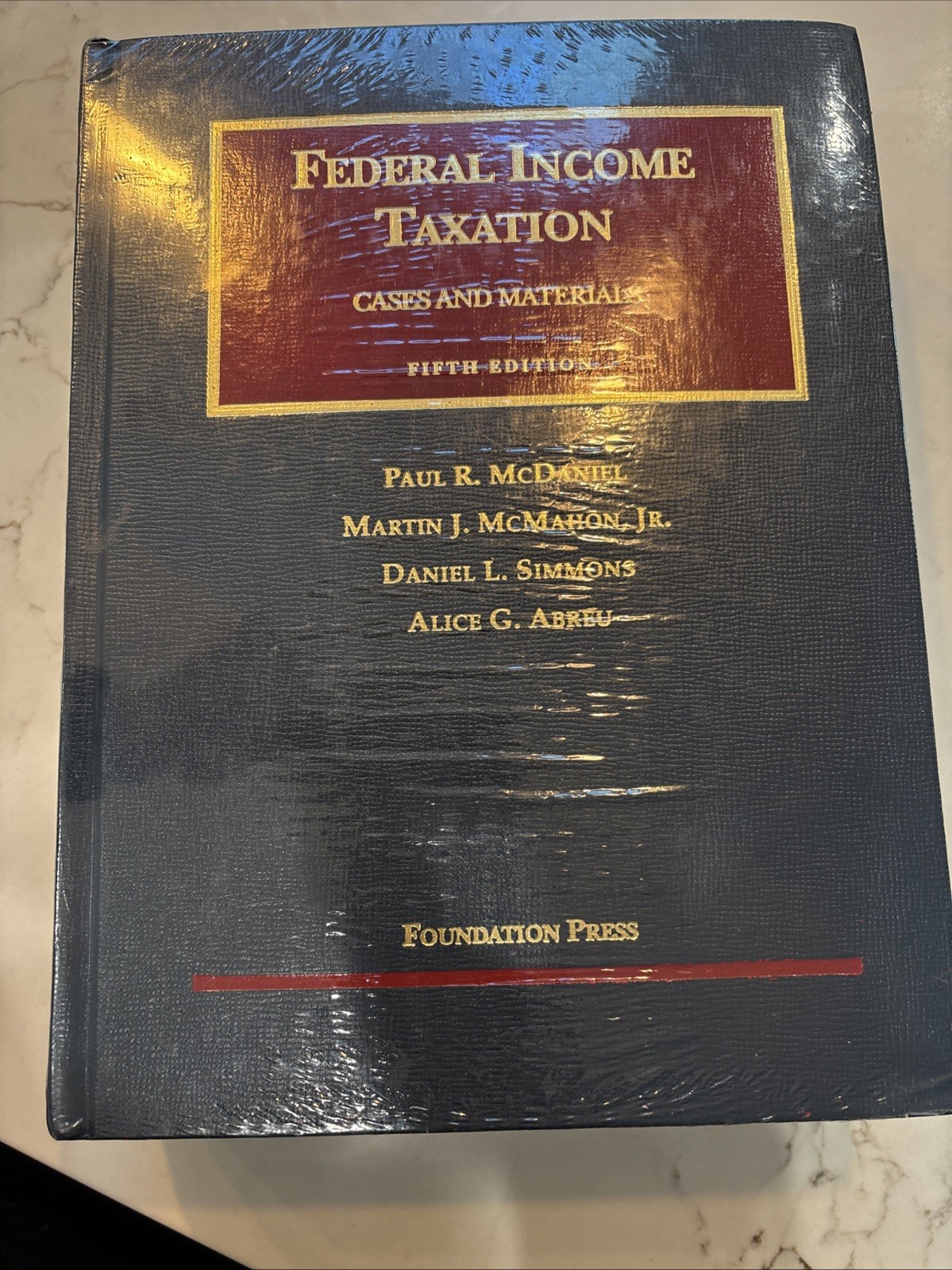 Federal Income Taxation Cases And Materials 5th Edition New/Sea