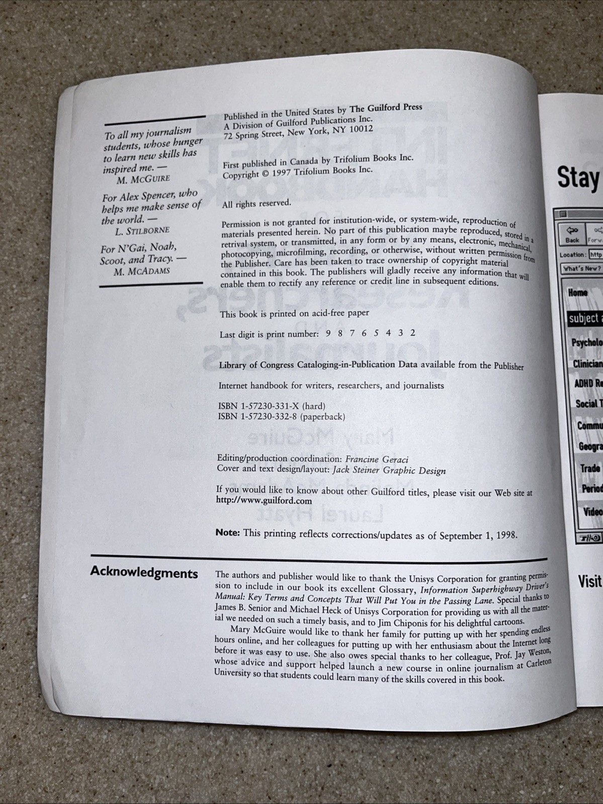 Internet Handbook for Writers, Researchers, and Journalists (1997, Paperback)