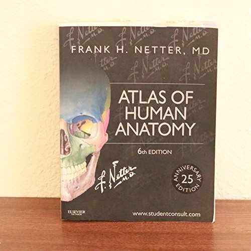 Atlas of Human Anatomy: Including – Paperback, by Netter MD Frank – Good c