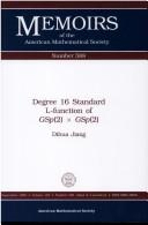 Degree 16 Standard l-Function of $Gsp2 Times Gsp2$ Paperback