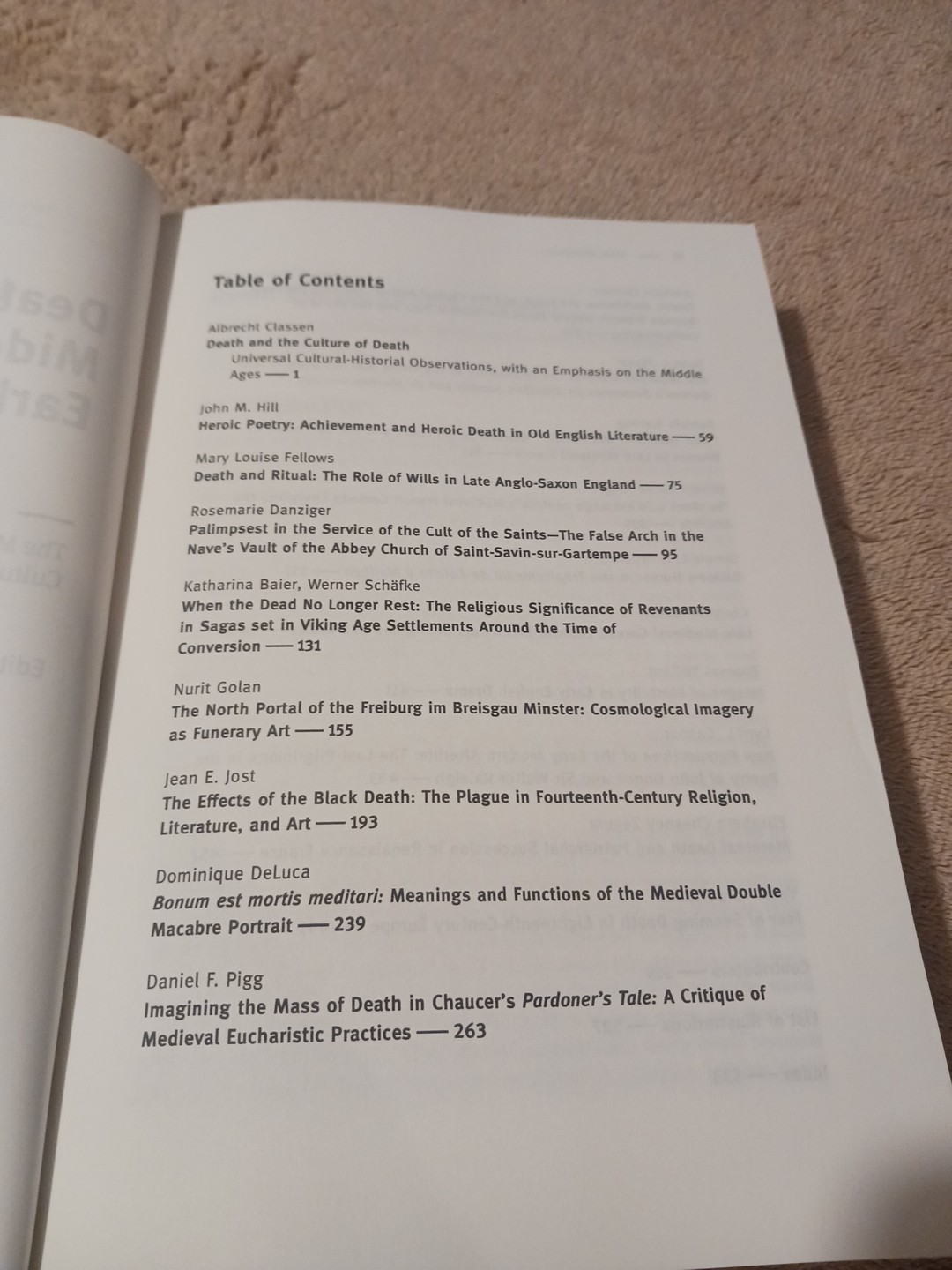 Fundamentals of Medieval and Early Modern Culture Ser.: Death in the Middle Ages