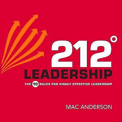 212 Leadership 10 rules to highly effect- 9781608101498, hardcover, Mac Anderson
