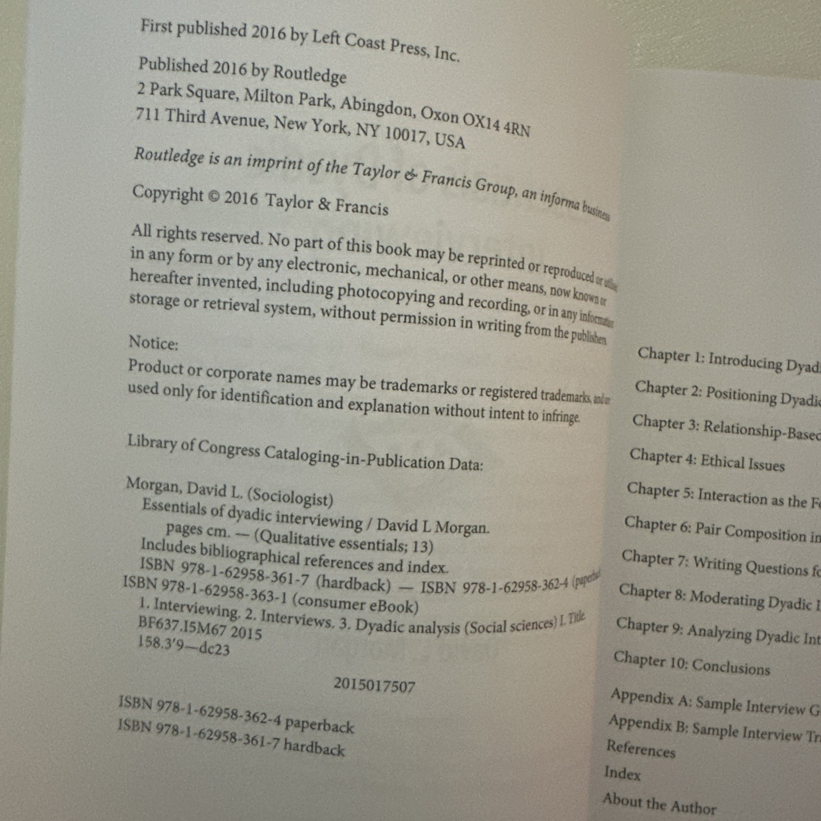 Qualitative Essentials Ser.: Essentials of Dyadic Interviewing by David L….
