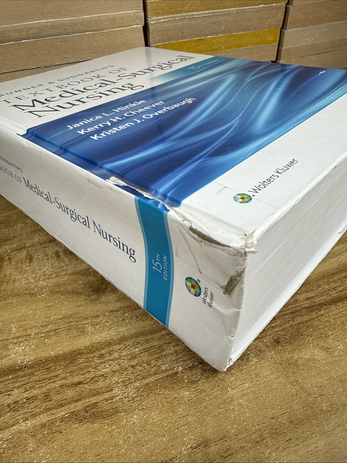 Brunner Suddarths Textbook of Medical-Surgical Nursing – Hardcover – ACCEPTABLE