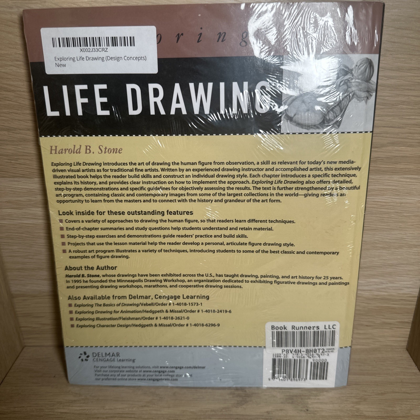 EXPLORING LIFE DRAWING (DESIGN CONCEPTS) By Harold B. Stone **Mint Condition**