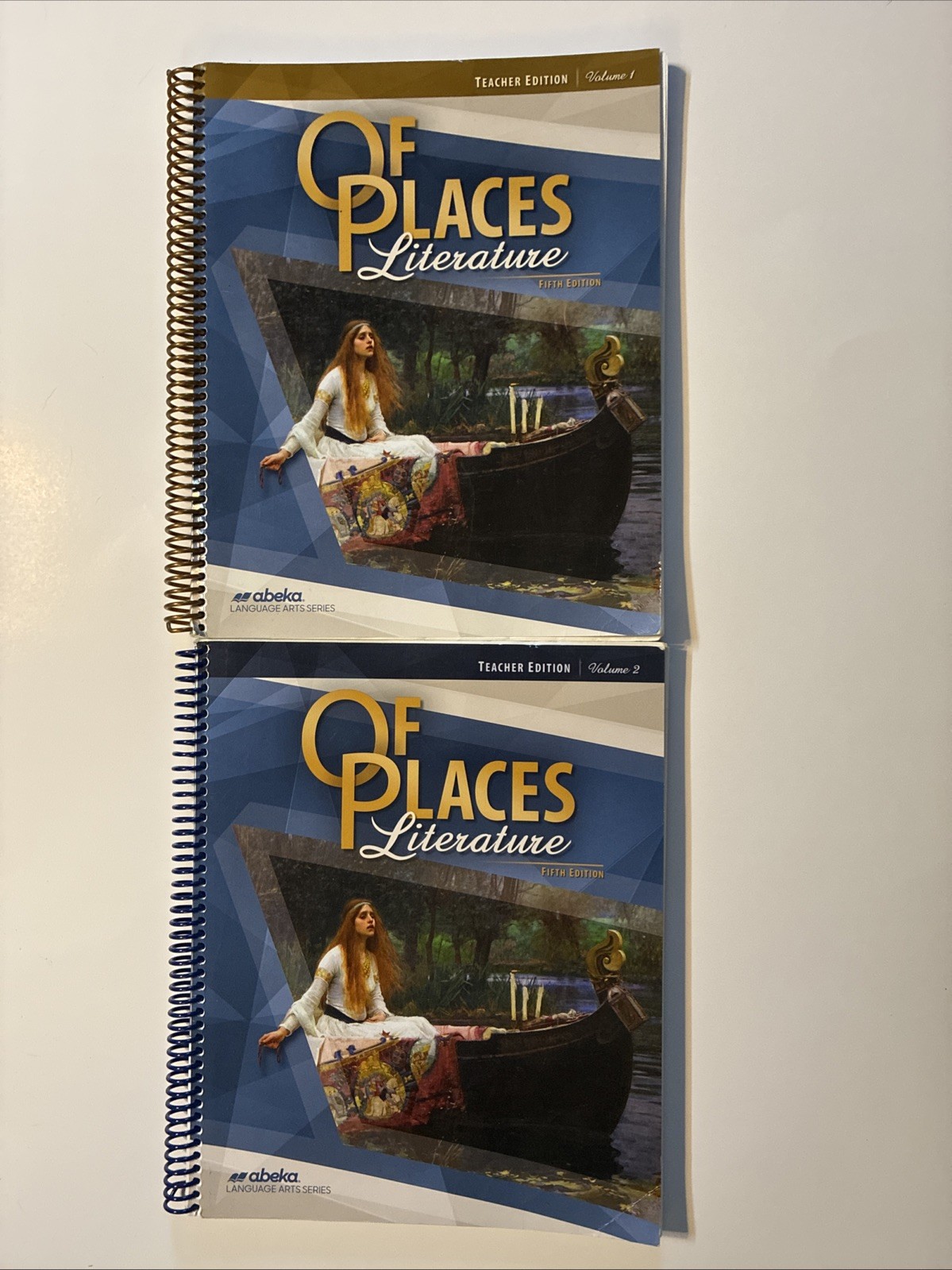 ABeka Of Places Literature Teacher Edition Volumes 1 & 2 8th Grade fifth edition