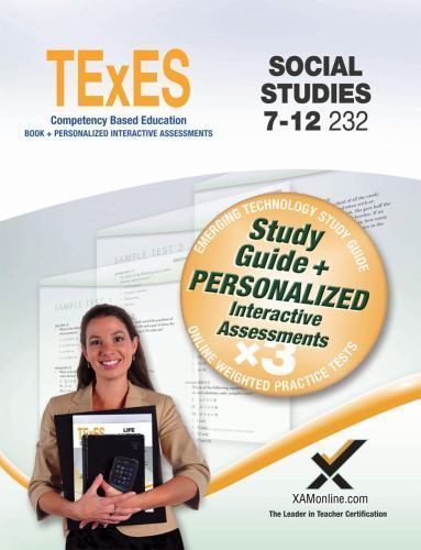 TExES Social Studies 7-12 232 Book + Online by Wynne, Sharon A.