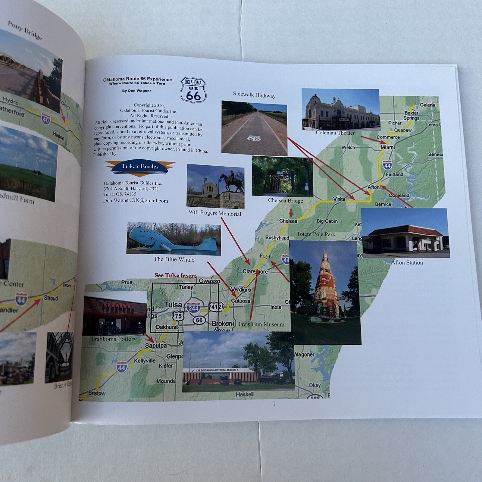 Route 66 The Oklahoma Experience Don Wagner 9781427646804 Paperback Color Pics