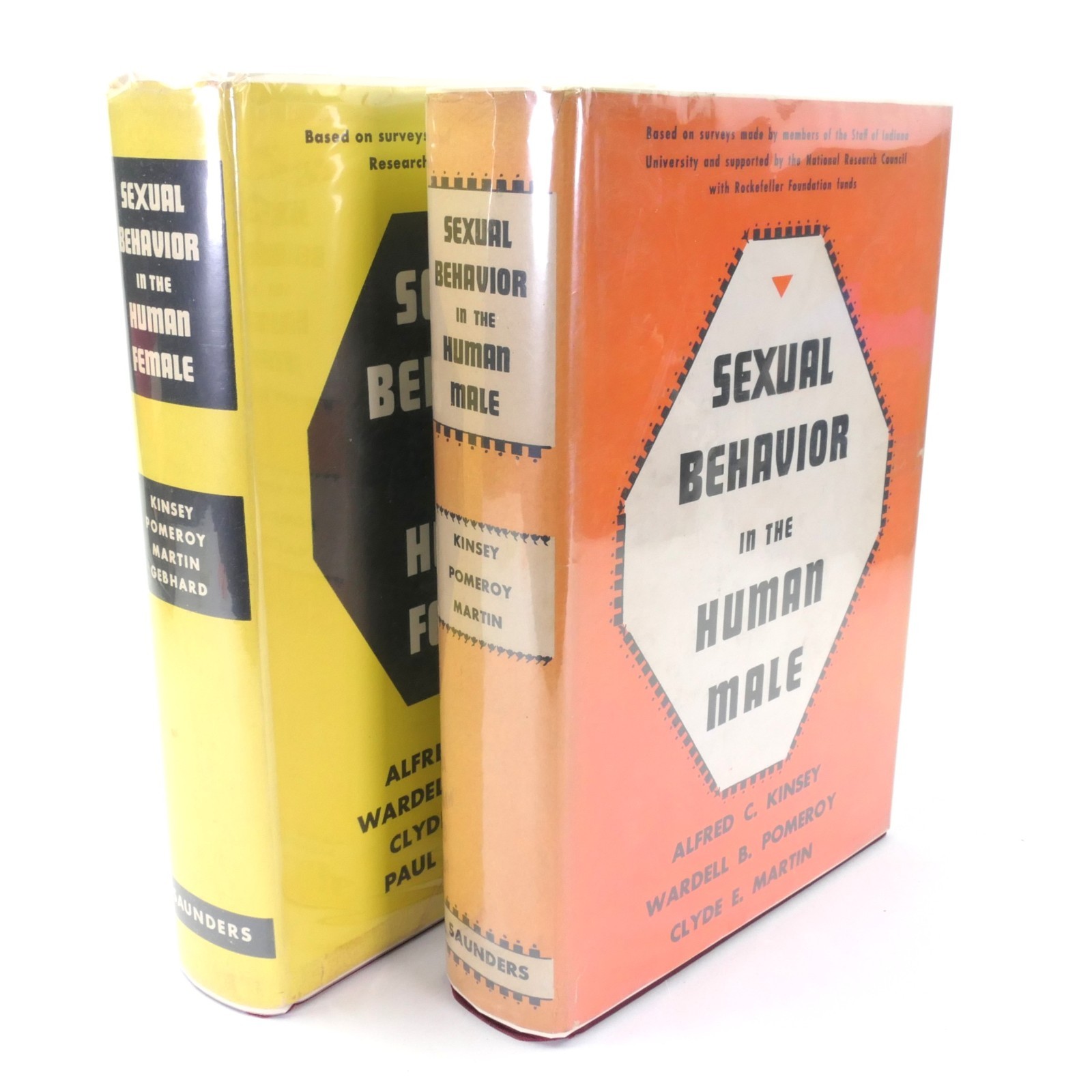 Kinsey Report 1st Sexual Behavior in the Human Male 1948 Vol & Female 1953