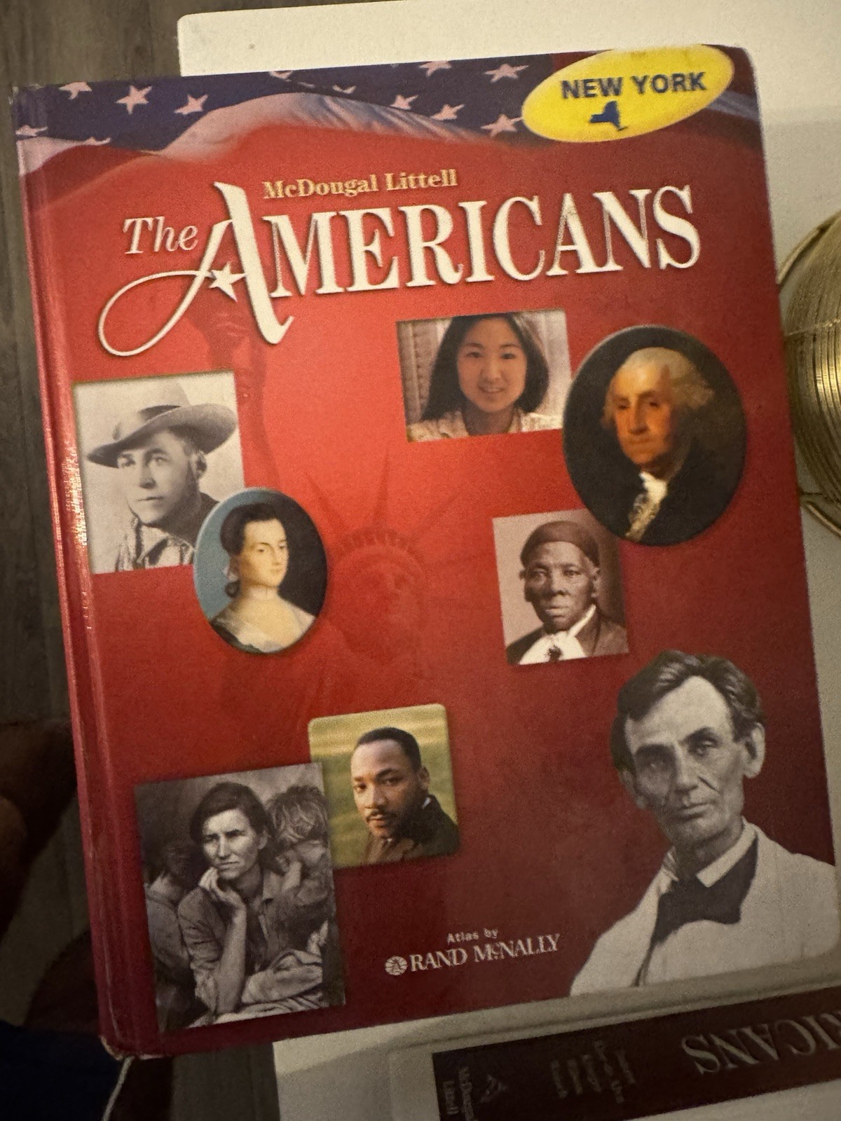 McDougal Littell The Americans (New York) Hardcover English Textbook