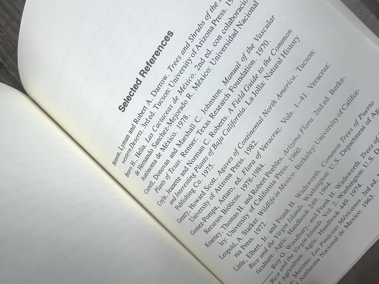 A Handbook of Mexican Roadside Flora 1987 Mason & Mason PB Identification Guide