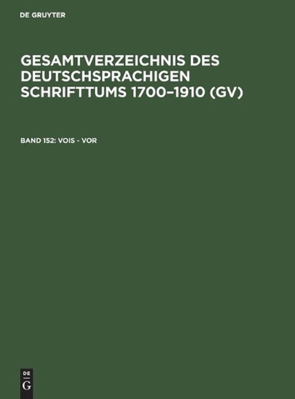 Vois – VOR by Peter Geils (German) Hardcover Book