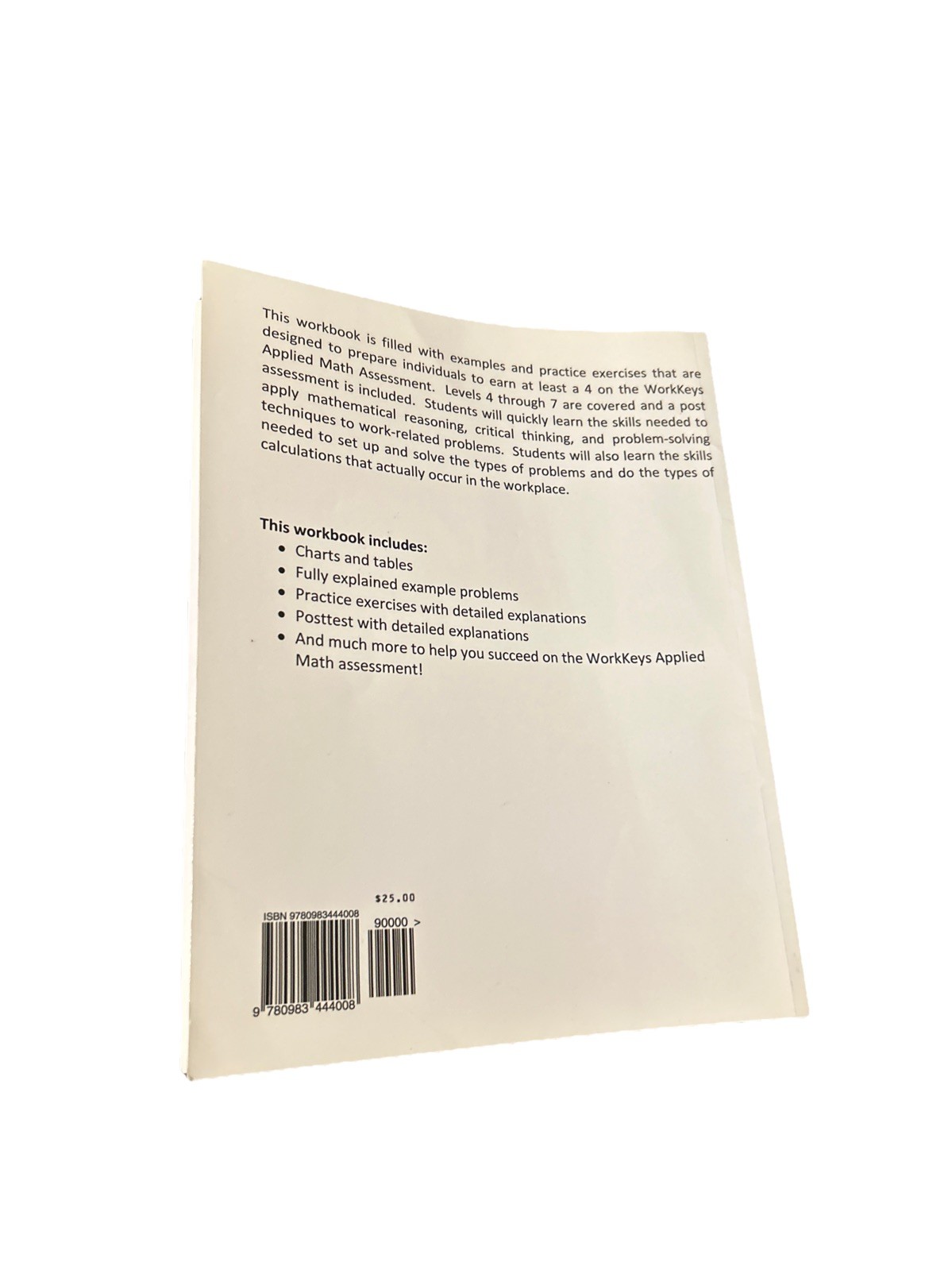 Workkeys Test [NCRC] Applied Math Practice Test Book: Study Guide for Preparatio