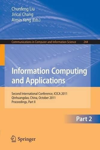 Chunfeng Liu Information Computing and Applications, Par (Paperback) (UK IMPORT)