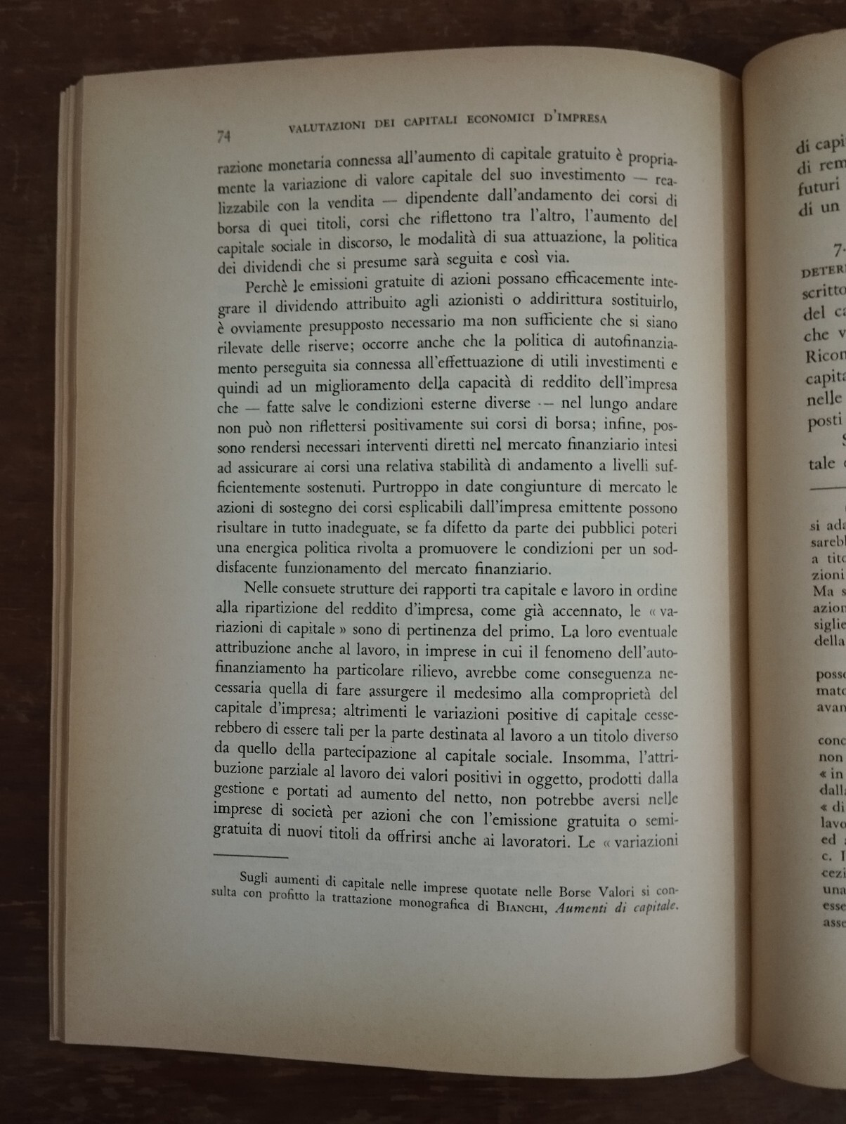 CAPITALI ECONOMICI D’IMPRESA VITTORIO CODA 1963 ANTONIO GIUFFRè EDITORE