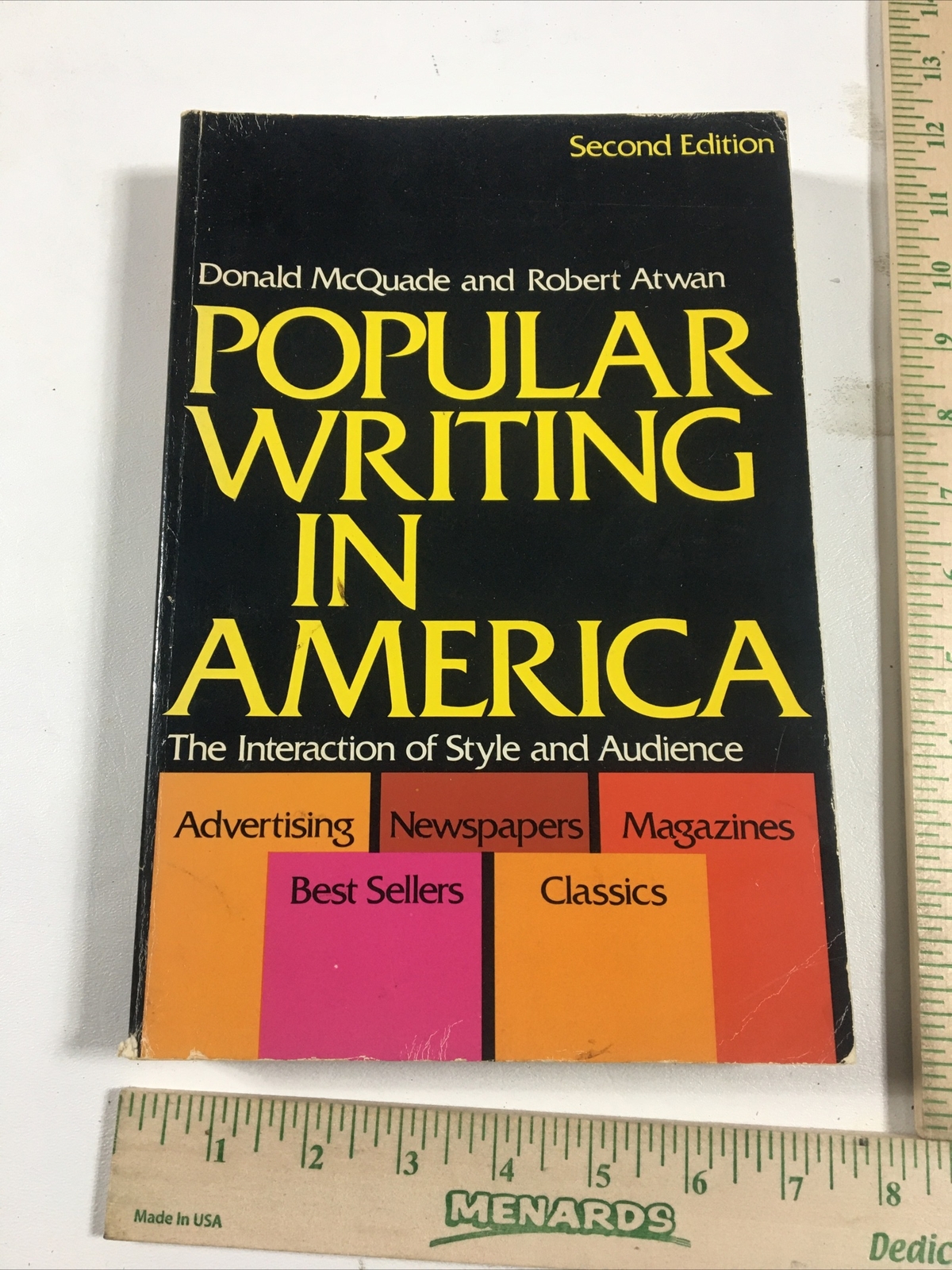 Popular Writing In America – Donald McQuade & Robert Atwan (Paperback, 1980)