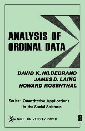 Analysis of Ordinal Data by David K Hildebrand: Used