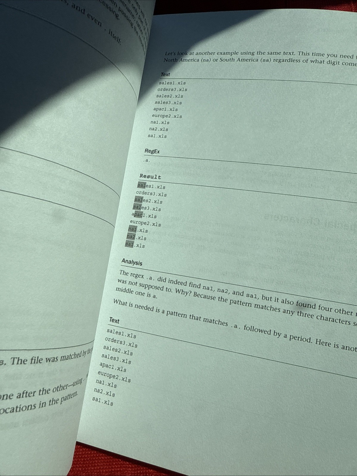 Learning Regular Expressions by Forta Database Programming
