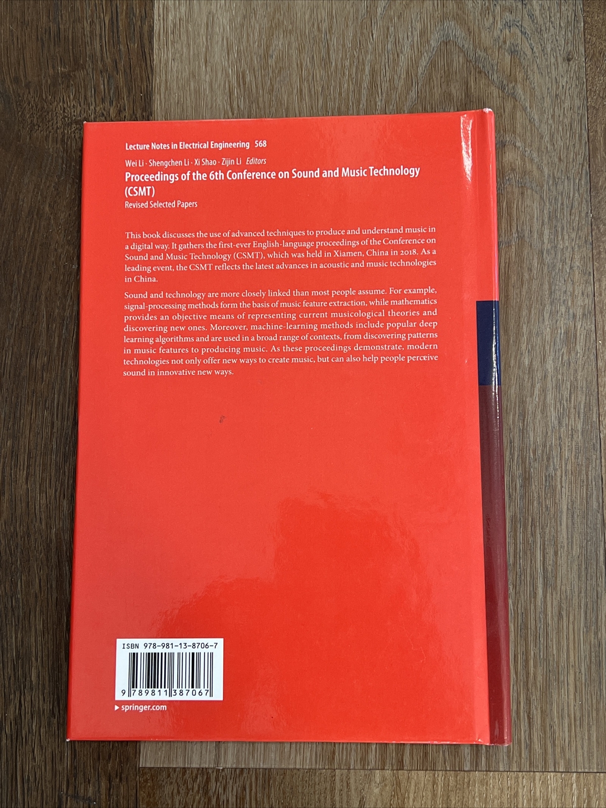 Lecture Notes in Electrical Engineering Ser.: Proceedings of the 6th Conference