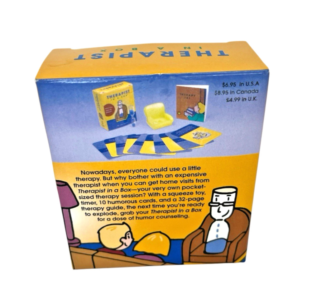 Therapist In A Box COMPLETE Pocket Size Humor Counseling Lou Harry Running Press