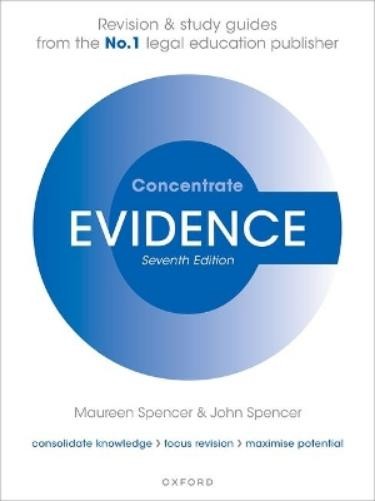 Maureen Spencer John Spencer Evidence Concentrate (Paperback) (UK IMPORT)