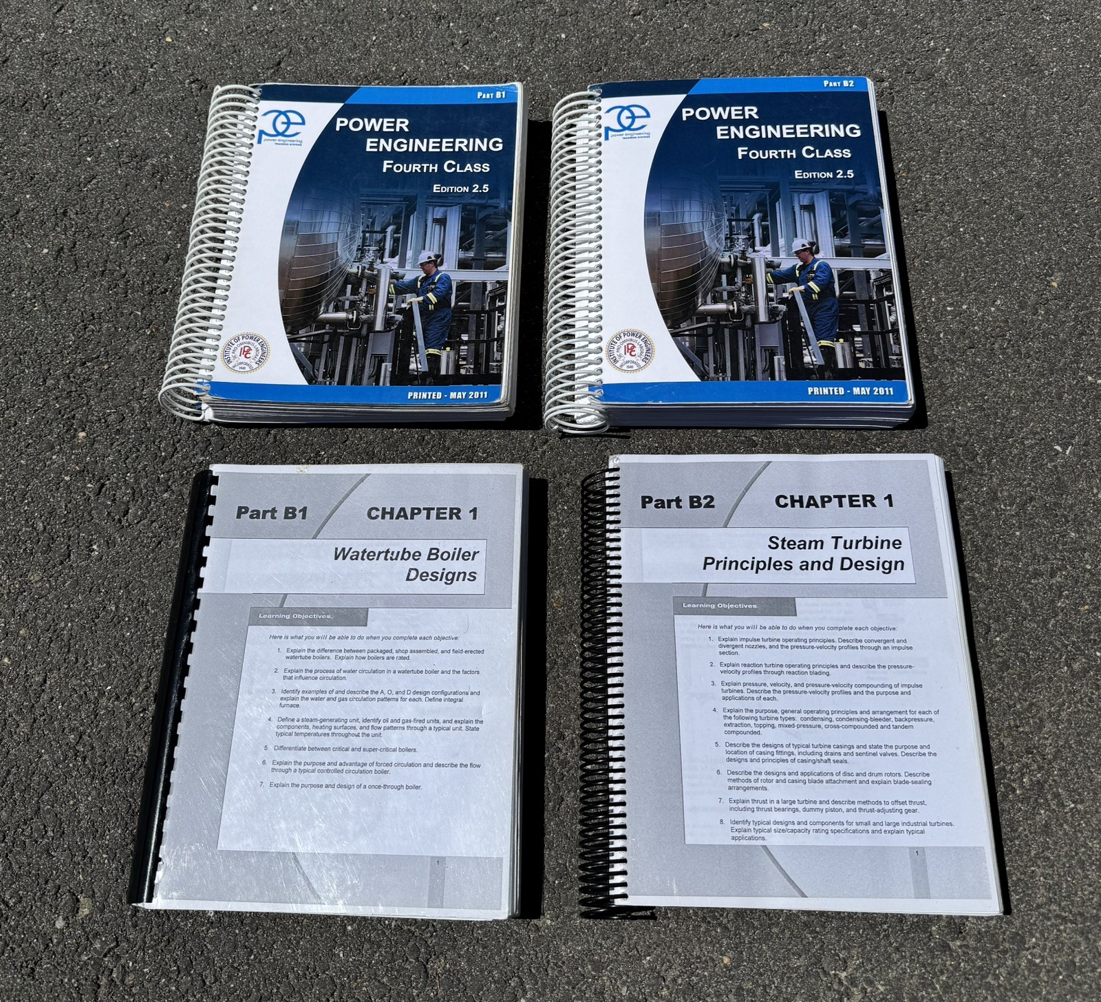 Panglobal Power Engineering Fourth Class Edition 2.5 B1&2 Plus EXTRAS LOT OF 4