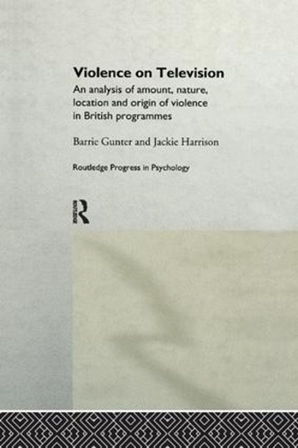 Violence on Television: An Analysis of Amount, Nature, Location and Origin of Vi
