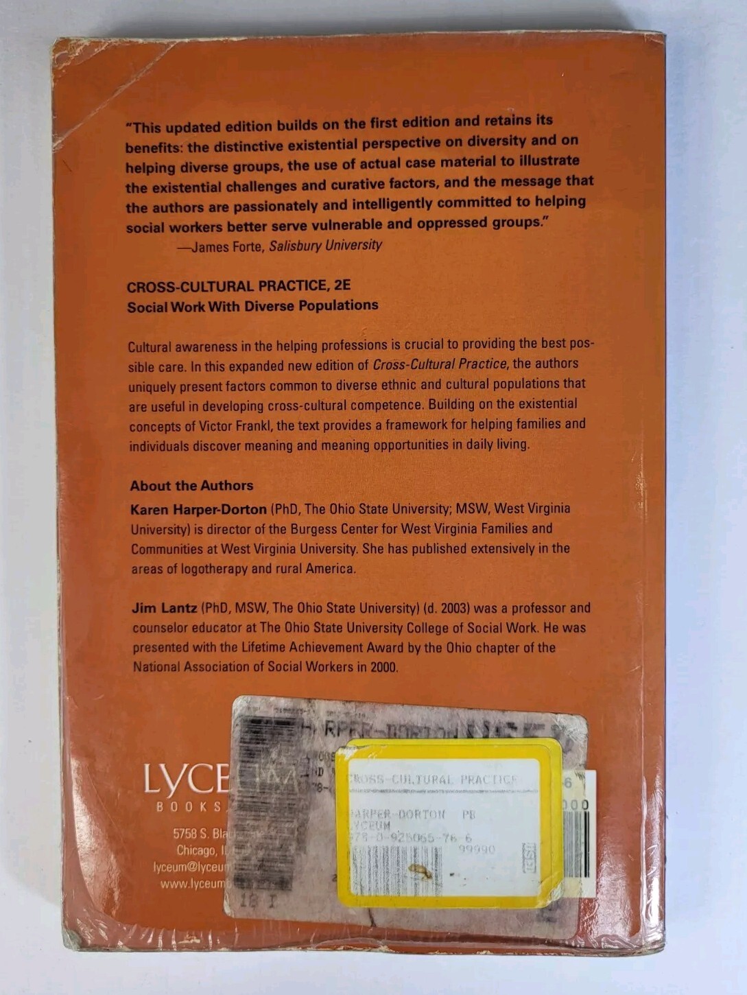 Cross-Cultural Practice, Second Edition: Social Work With Diverse Populations