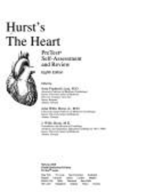 Hurst’s the Heart : PreTest Self-Assessment and Review Paperback