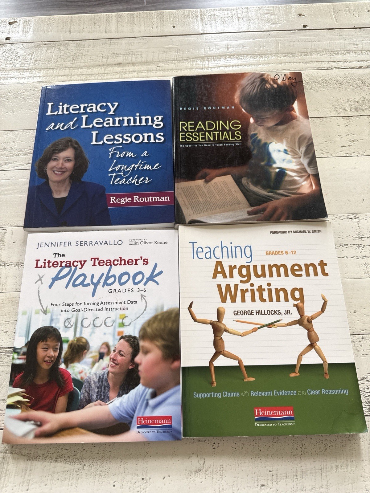 Literacy Teaching Lot 4 Routman Serravallo Hillocks Paperback Education