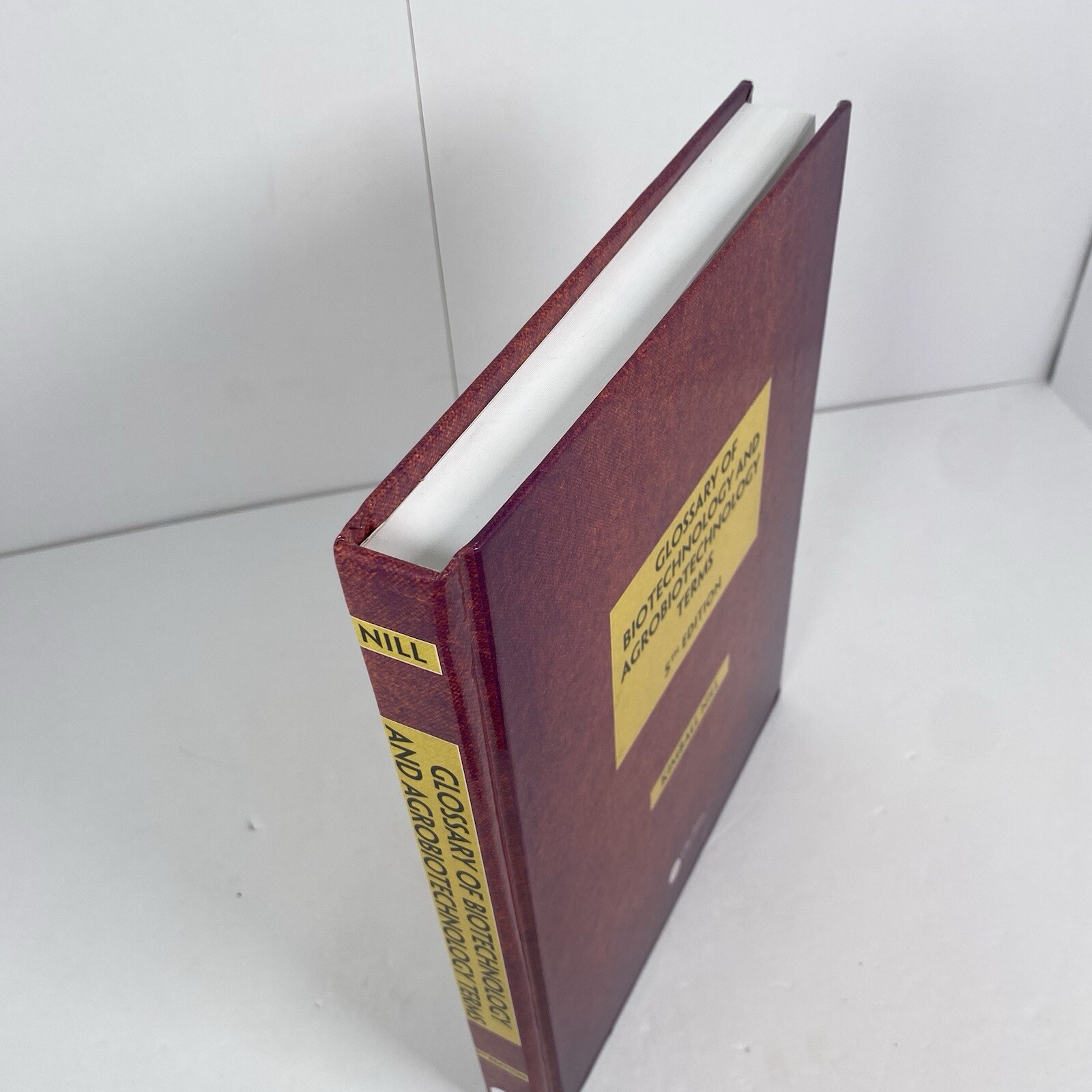 Glossary of Biotechnology and Agrobiotechnology Terms 5e Kimball Nill 5th Ed.