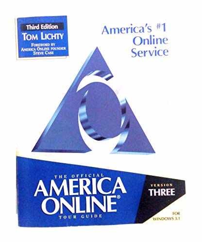 Official America Online Tour Guide – Paperback, by Lichty Tom – Very Good