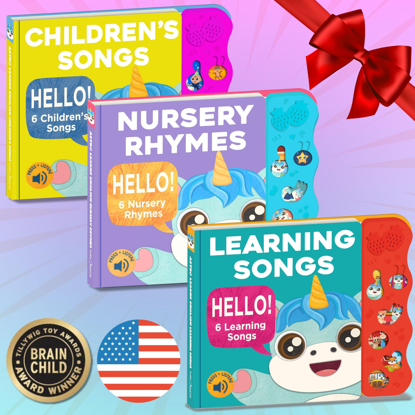 Astro Learns English Learning Songs — Musical Toys & Small, Multicolor