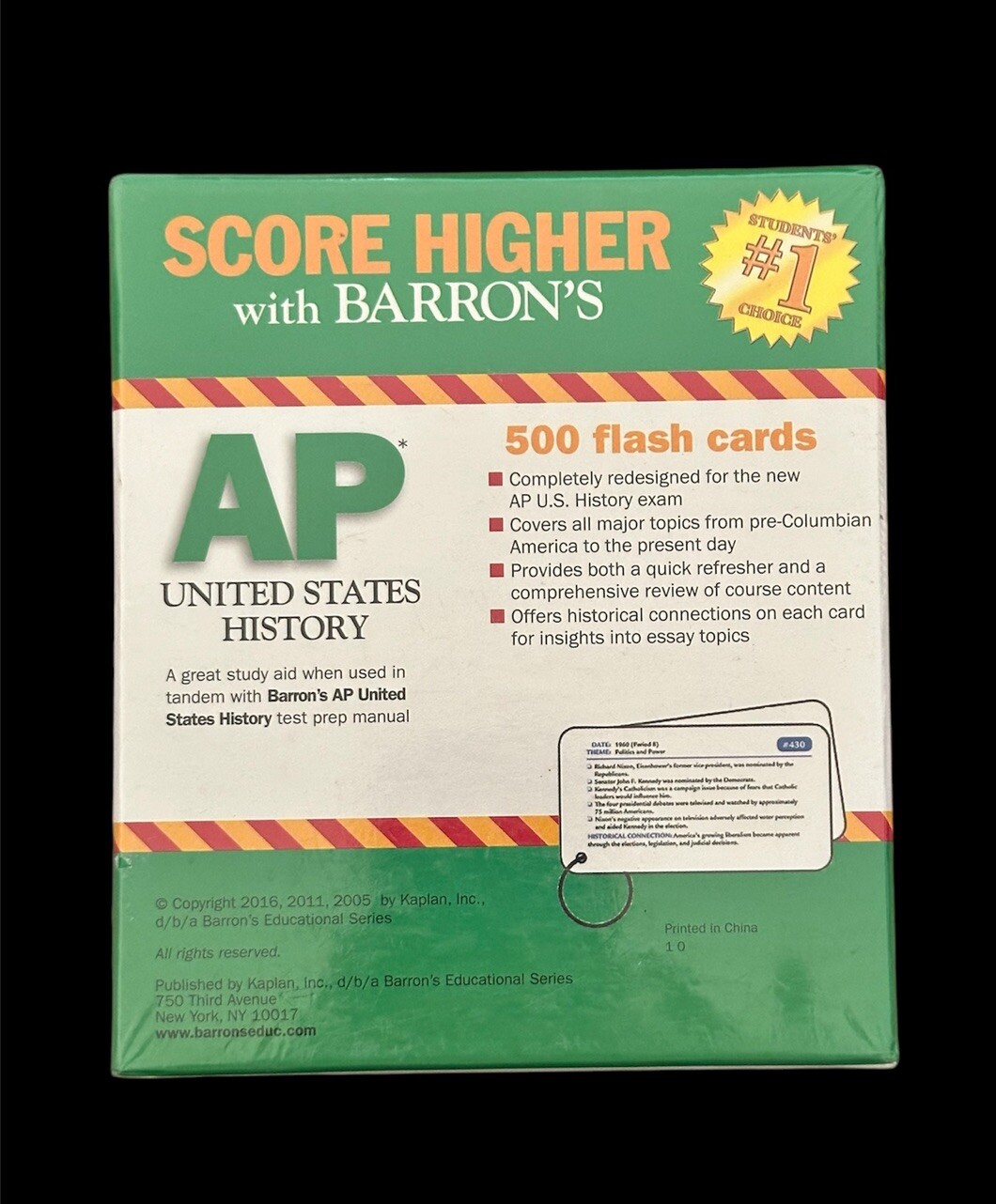 Barron’s AP Ser.: AP US History Flash Cards by Kevin D. Preis and Michael R….