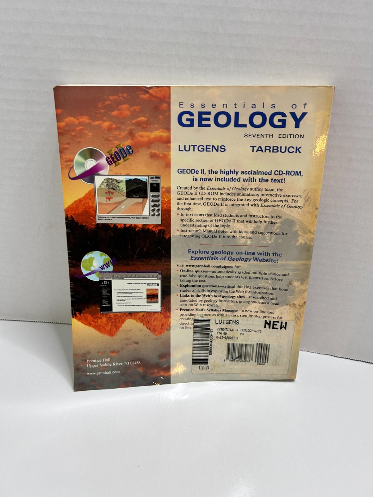 Essentials of Geology Seventh Edition Stephen Marshak Paperback No CD