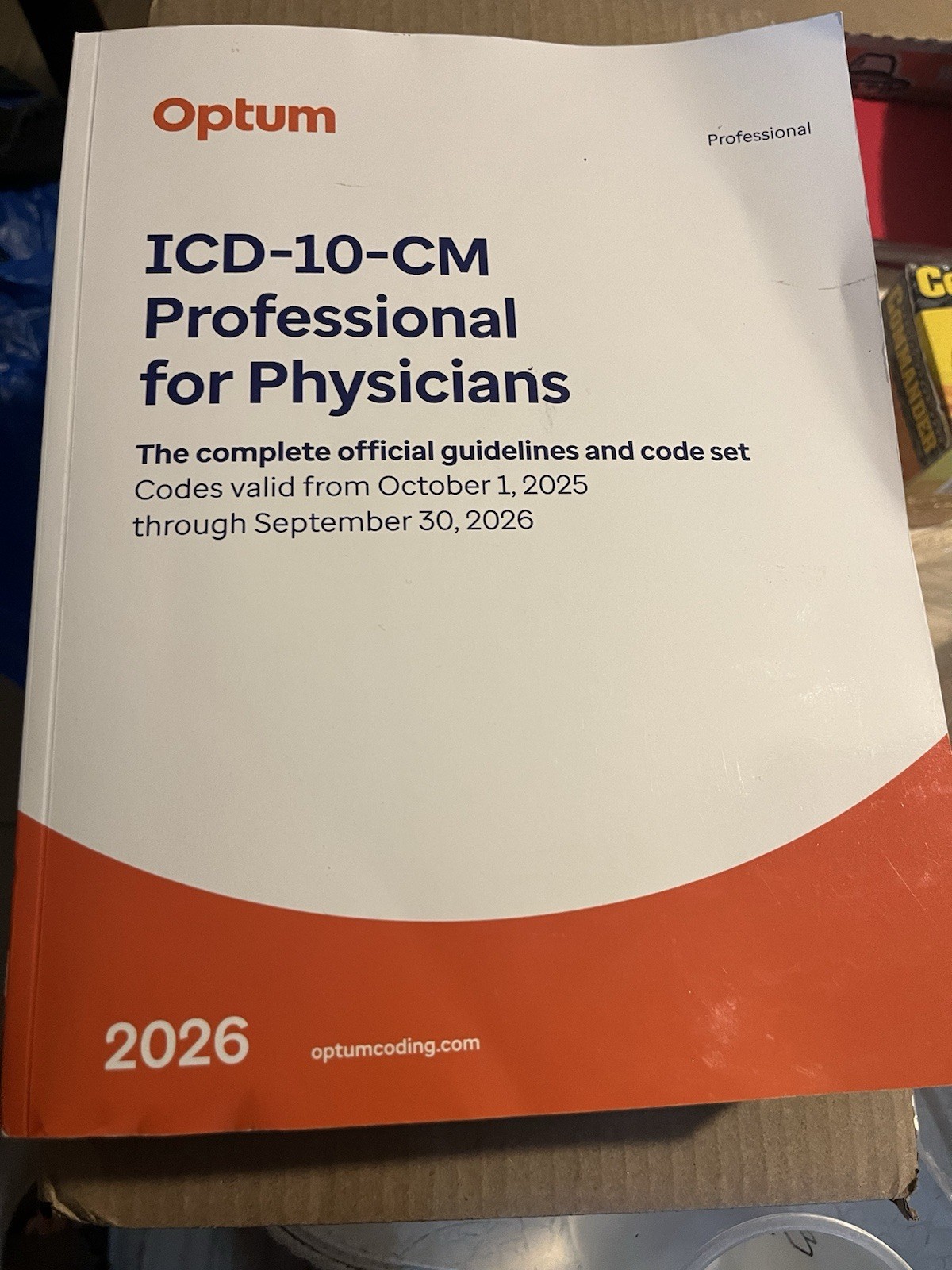 2026 Optum ICD-10-CM Professional for Physicians Complete Official Code Set