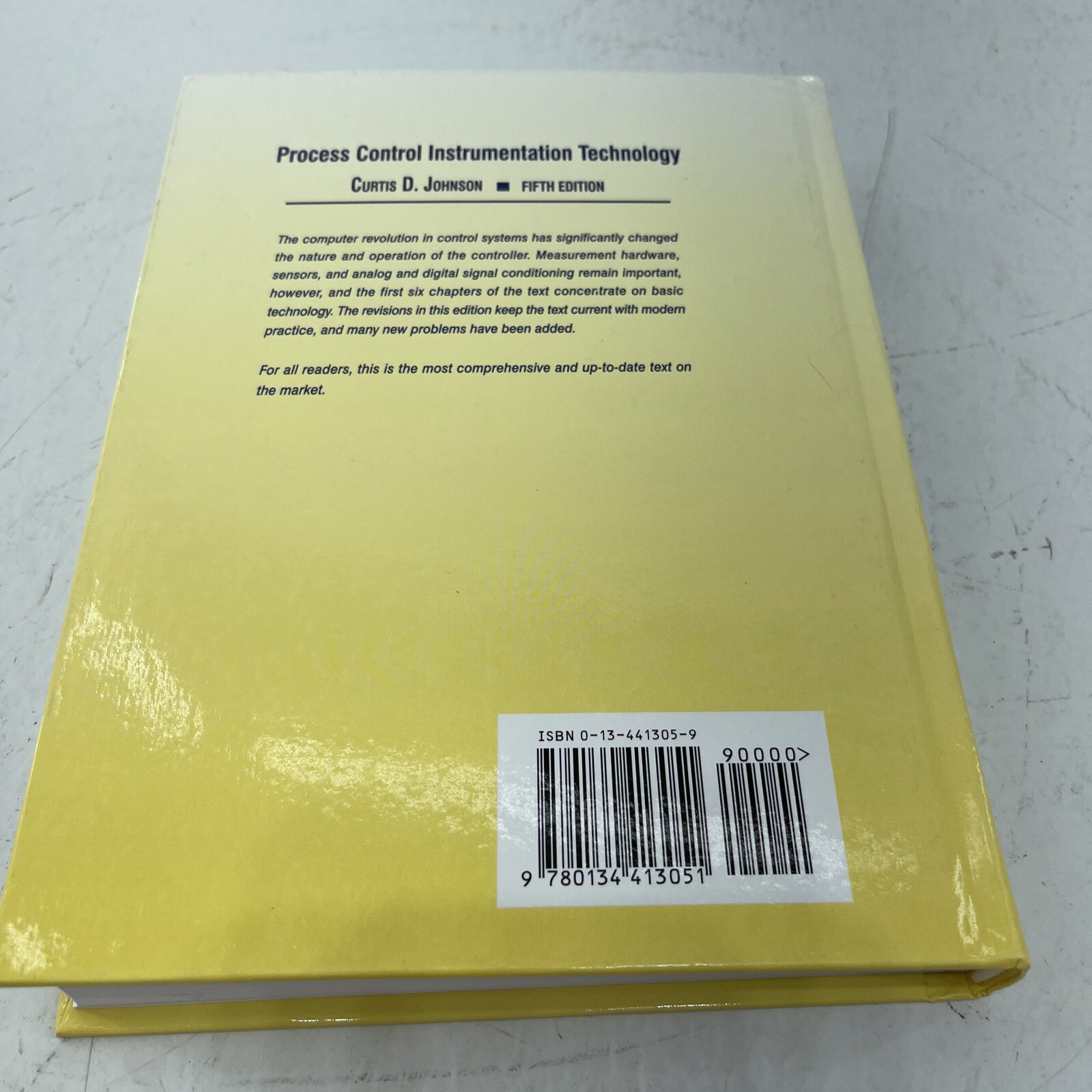 Process Control Instrumentation Technology by Curtis D. Johnson