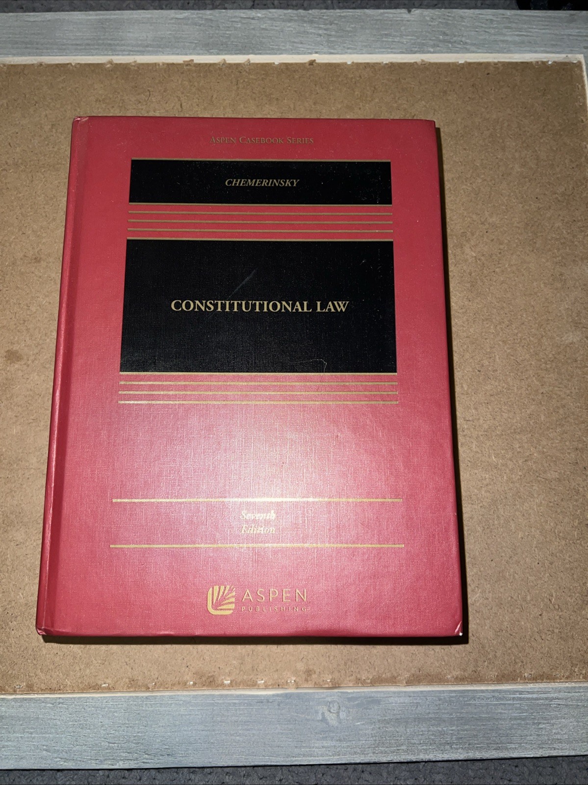 Aspen Casebook Ser.: Constitutional Law by Erwin Chemerinsky Seventh Edition