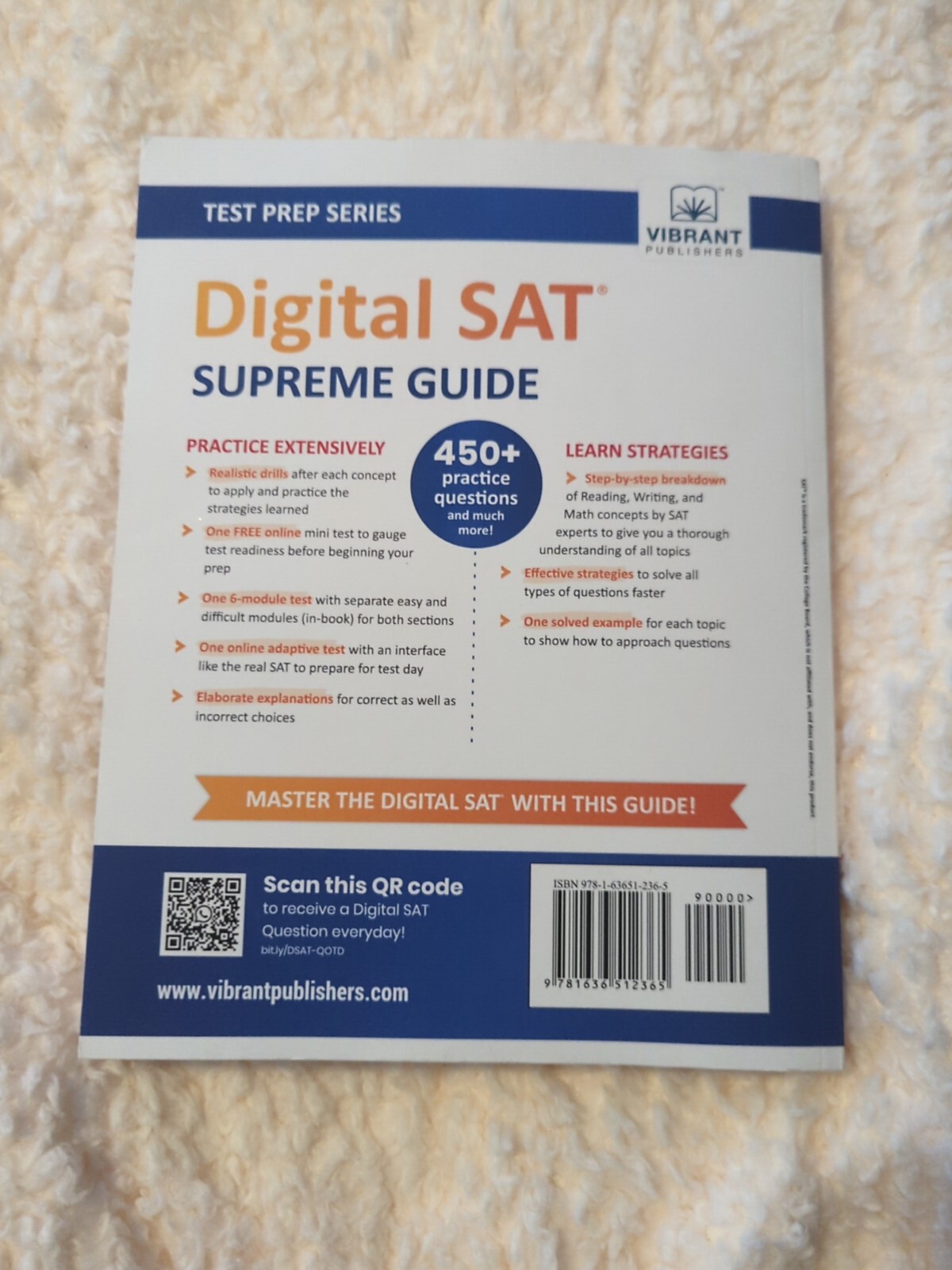 Digital SAT Supreme Guide 2025 by Vibrant Publishers Paperback Book