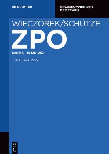 §§ 128-252, Hardcover by Gerken, Uwe (EDT); Rohe, Mathias (EDT); Smid, Stefan…