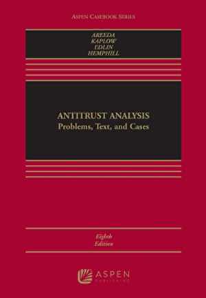 Antitrust Analysis: – Hardcover, by Areeda Phillip; Kaplow – Acceptable