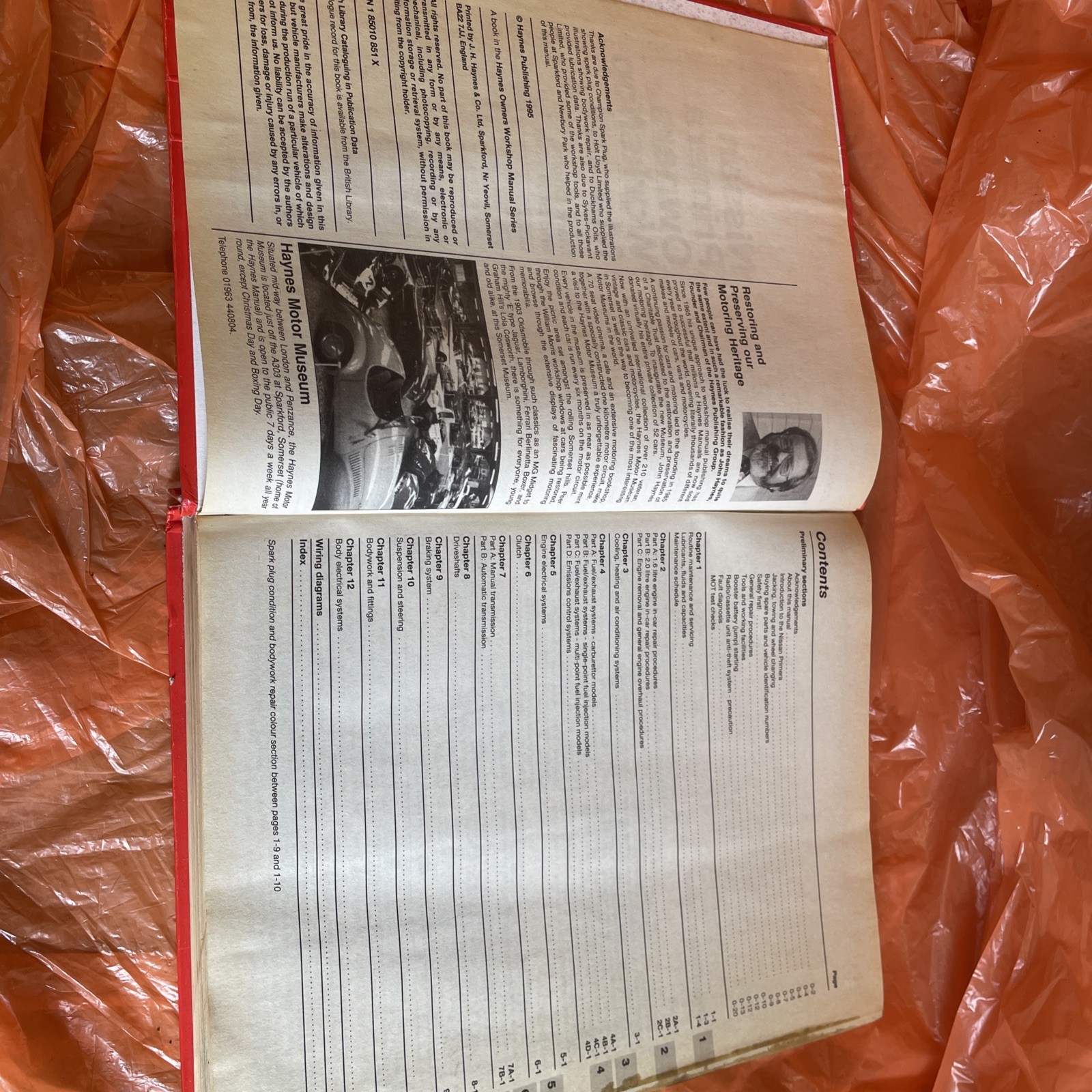 Haynes Nissan Primera Petrol (1990 – Aug 1995) Owner Workshop Manual